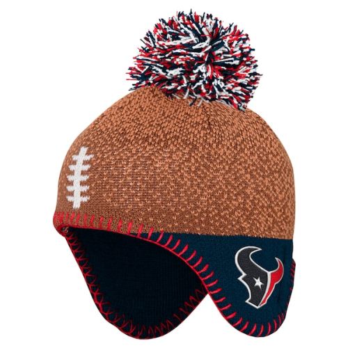 Houston Texans Infant NFL Infant Football Head Knit - Brown