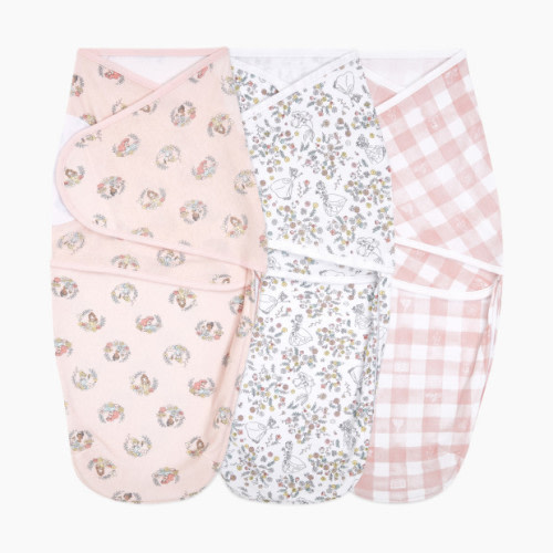 Disney Essentials Cotton Wrap Swaddle (3 Pack) - Princess