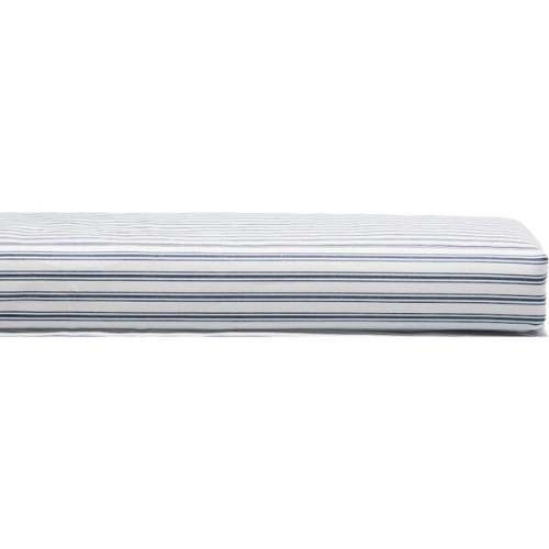 Crib Sheet, Navy French Ticking - Petite Plume Sheets | Maisonette