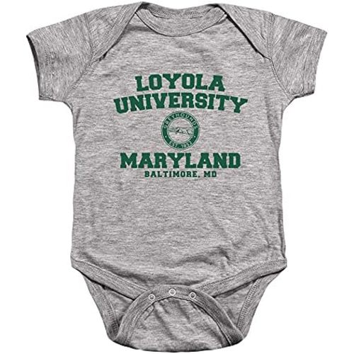 Loyola University Maryland Official Circle Logo Unisex Infant Snap Suit for Baby