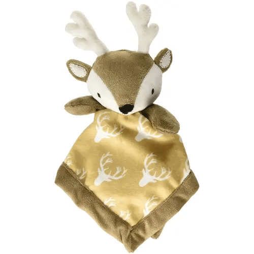 Levtex Home - Baby Deer Security Blanket - Soft and Cuddly Lovey - Plush - Tan, Taupe, Brown - Nursery Gift