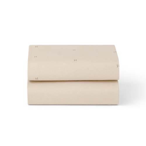 Bassinet 2 Pack Fitted Sheets - Cashmere Cross