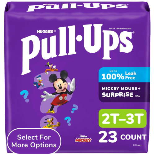 Pull-Ups Boys' Potty Training Pants, 2T-3T (16-34 lbs), 23 Count (Select for More)