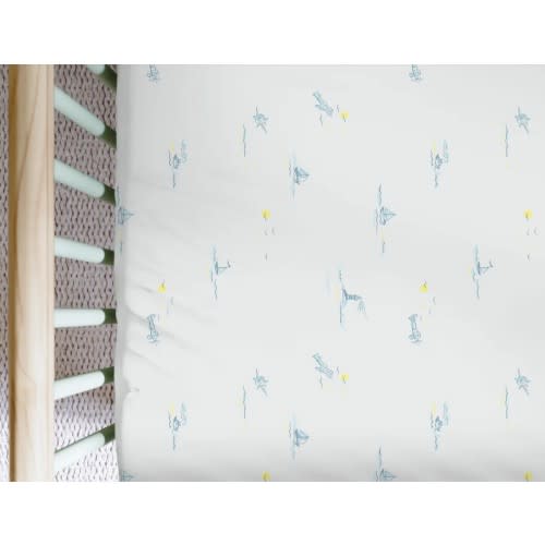 Set Sail Sheet Set | Organic Crib Sheets
