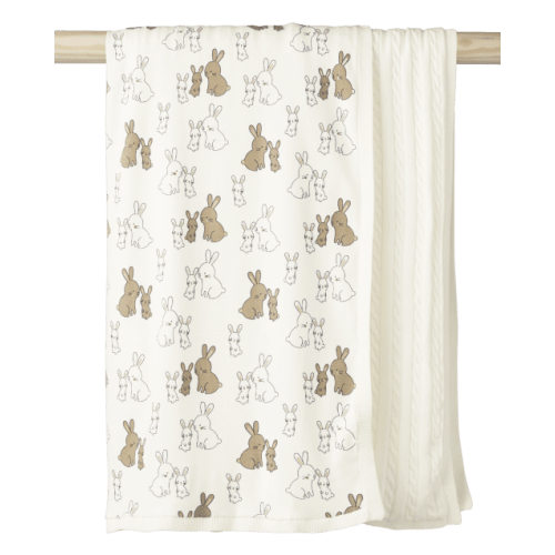 Baby Bunny Blanket - Homegrown by Gymboree - White
