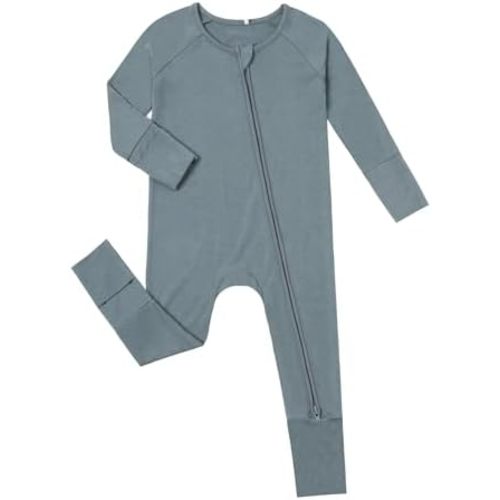 Zippy Pajamas Baby Boy Girl, Toddler One-Piece Romper Sleeper, Snug Fit, 2-Way Zipper, Viscose From Bamboo