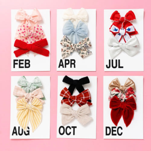 Annual Holiday Bow Subscription - 6 Pack