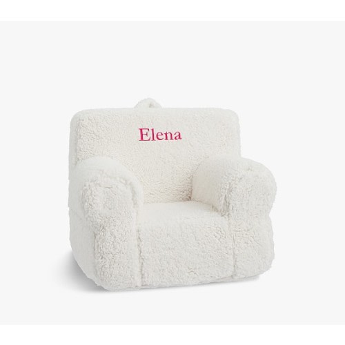 My First Cream Sherpa Anywhere Chair® | Toddler Armchair | Pottery Barn Kids