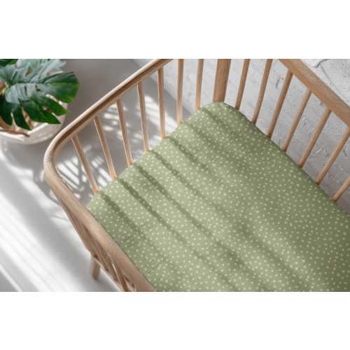 Daisy Meadow Crib Sheets, Floral Fitted Crib Sheets, Floral Fitted Bassinet Sheets, Baby Girl Nursery Decor, Botanical Nursery Decor