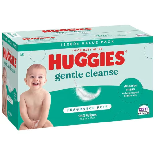 Huggies Fragrance Free Baby Wipes 80 x 24 | Costco Australia