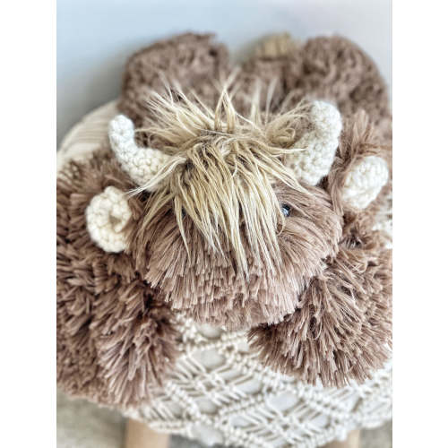 Highland Cow Lovey | Handmade Highland Cow Lovey Stuffed Animal – ClaraLoo