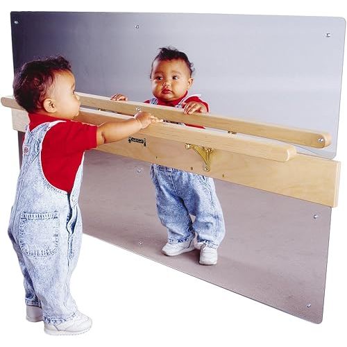 Jonti-Craft 0619JC Infant Coordination Mirror Brown