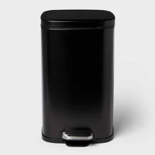 12L Soft Square Stainless Step Trash Can - Brightroom™