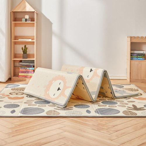 Uanlauo Baby Play Mat, 59"x59" Foldable & Reversable Play Mat, 0.4" Thick Waterproof Foam Play Mat & Reviews | Wayfair