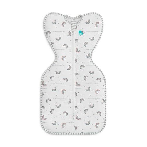 Love to Dream Swaddle UP, Baby Sleep Sack, Self-Soothing Swaddles for Newborns, Get Longer Sleep, Snug Fit Helps Calm Startle Reflex, New Born Essentials for Baby, 1.0 TOG, 8-13lb, Rainbow Dream