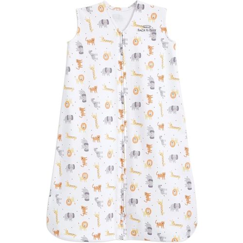 HALO SleepSack, 100% Cotton Wearable Blanket, Swaddle Transition Sleeping Bag, TOG 0.5