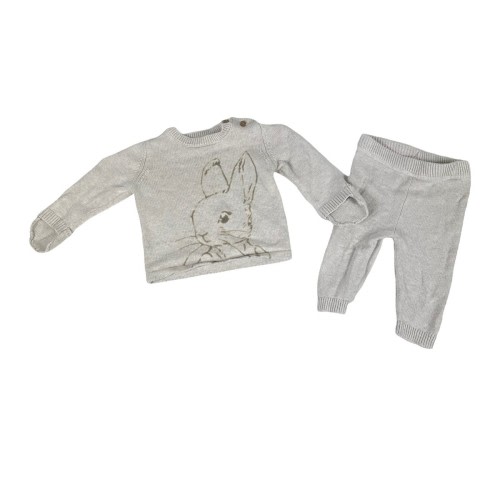 Marks & Spencer Taupe Peter Rabbit Knit Jumper & Leggings Set , 6-9 Months