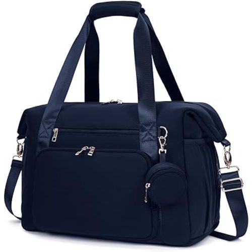 CEI-CEI Diaper Bag Tote Neoprene Waterproof Large Travel Baby Bags for Mom and Dad with Pacifier Case and Changing Pad Maternity Hospital Totes with Stroller Strap (Blue)