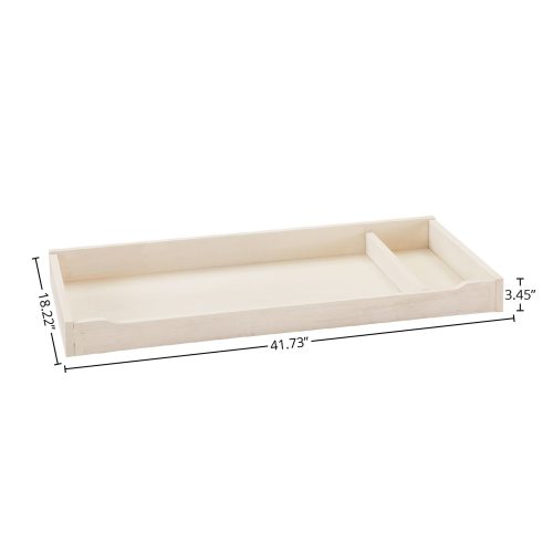 Westfield 42" Wide Changing Tray, Brushed White