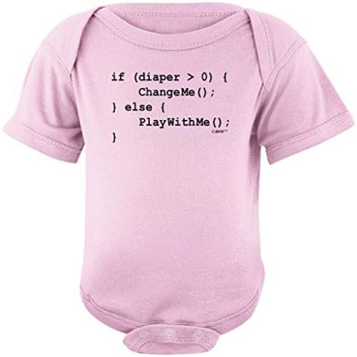 Coding for Babies Funny Programmer Bodysuit