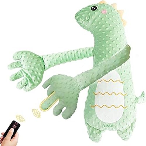 Baby Soothing Toy with Automatic Patting Palm, Baby Patter Doll with Soothing Palm Pad Interactive, 3 Levels Adjustable Simulation of Automatic Palms Slapping for Bed, Sofa