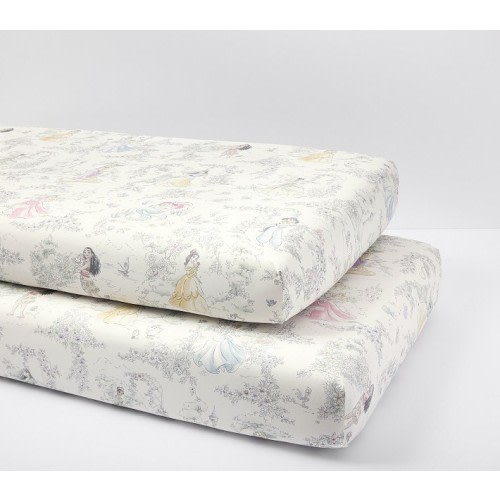 Heritage Disney Princess Organic Cotton Crib Fitted Sheet