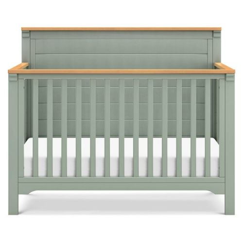 DaVinci Shea 4-in-1 Convertible Crib - Light Sage and Honey