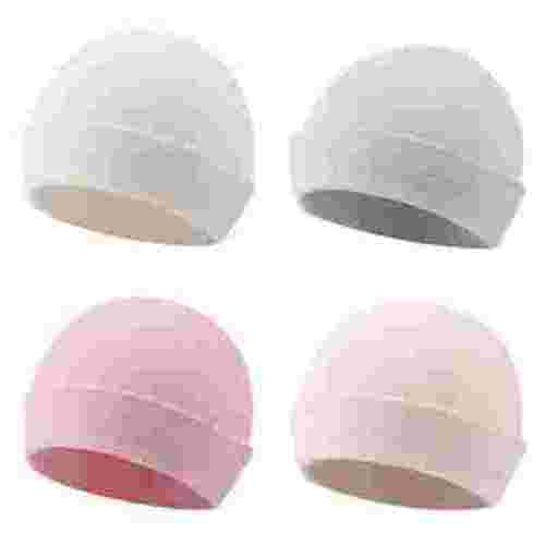 Cotton Newborn Baby Boys Hat Baby Beanie for Girls Newborn Hospital Hat Autumn Winter (4PCS-A,0-6 Months)
