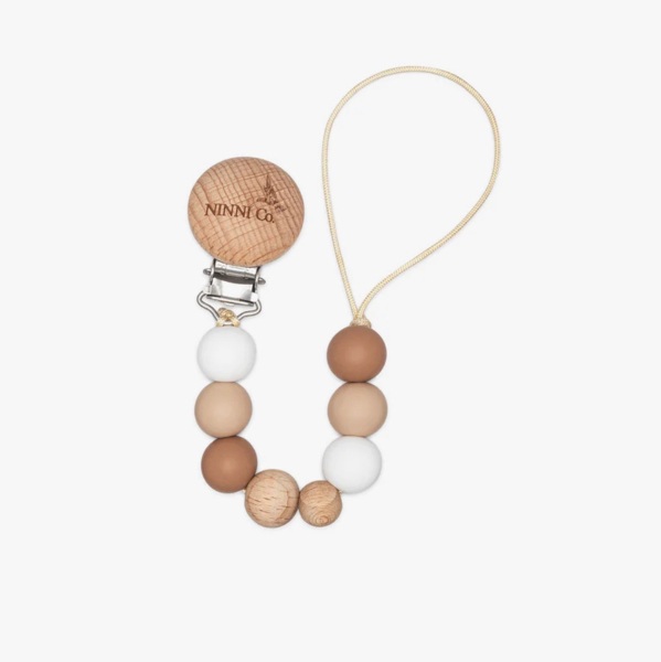 Ninni Co. Hazelnut Pacifier Clip