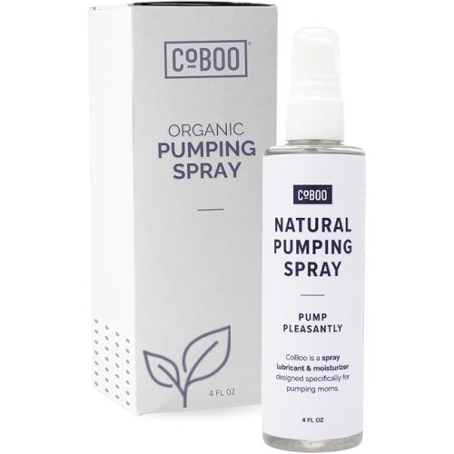 Breast Pump Flange Spray | Helps Sore Nipples & Clogged Milk Ducts | Skin Lubricant for Breast Pumping | Apply Pumping Spray Directly to Shields | Vegan & Lanolin Free | (4 Fl Oz)