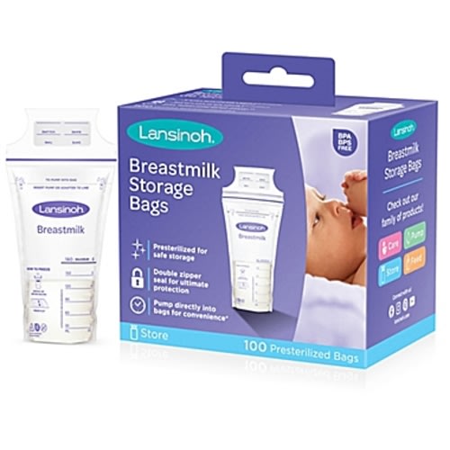 Lansinoh® 100-Count Breastmilk Storage Bags