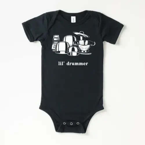 Lil' Drummer Onesie | All The Small Tees