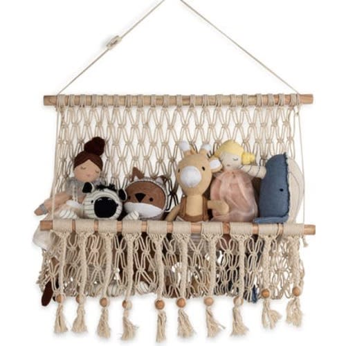 Willow Macramé Storage Wall Decor