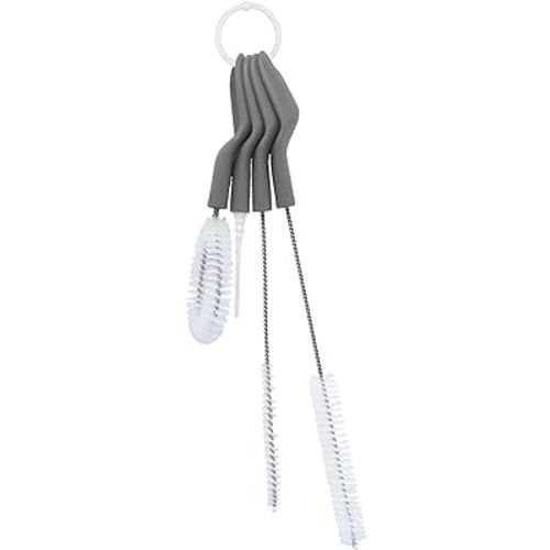 Full Circle Little Sipper Bottle & Straw Cleaner, One Size, Grey
