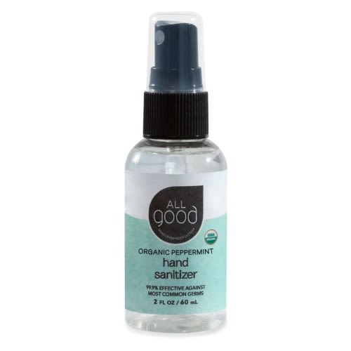 All Good Organic Peppermint Hand Sanitizer Spray - 3 Pack