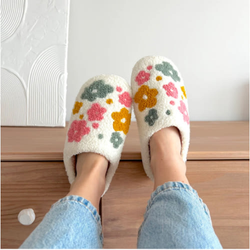Livia Flower Slip-on House Slippers