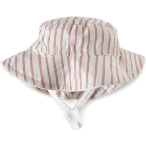 Stripe Organic Cotton Bucket Hat, 0-6 M