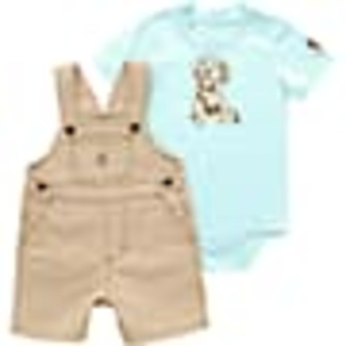 Boys' 2-Piece Short Sleeve Bodysuit and Twill Stripe Shortall Set(Infant) | Full Stock Sale | Carhartt