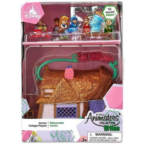 Disney Animators Littles Aurora Cottage Playset Sleeping Beauty