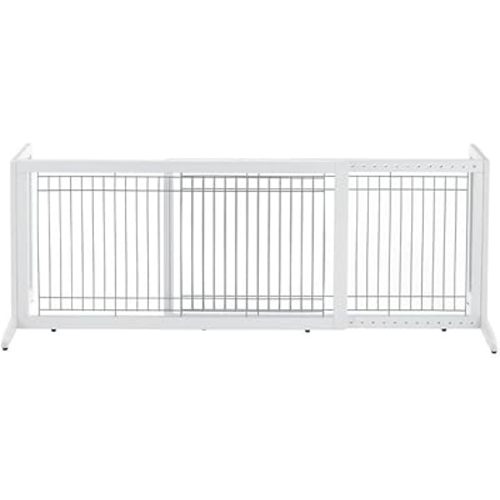 Richell Freestanding Pet Gate, Large, Origami White