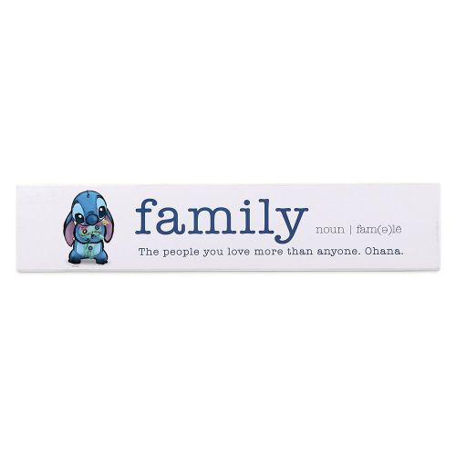 Stitch Wood Plank Art | shopDisney