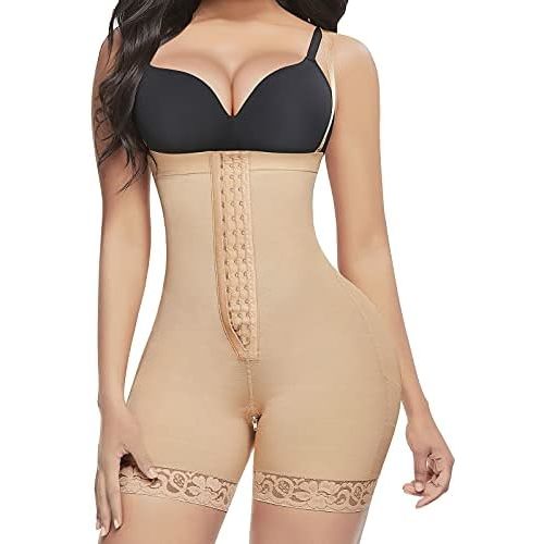 Lover-Beauty Fajas Colombianas Shapewear for Women Tummy Control Postpartum Body Shaper Butt Lifter Bodysuit