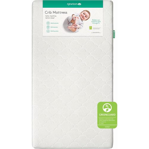 Newton Baby Crib Mattress and Toddler Bed - 100% Breathable, Babies Can Breathe Right Through It, 100% Washable, Non-Toxic, Better Than Organic - Removable Cover -Deluxe 5.5" Thick - White