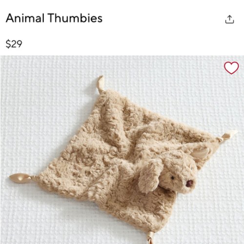 Animal Baby Security Blankets | Pottery Barn Kids