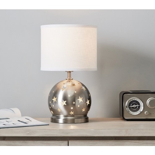 Star Cutout 3-Way Table Lamp (17")