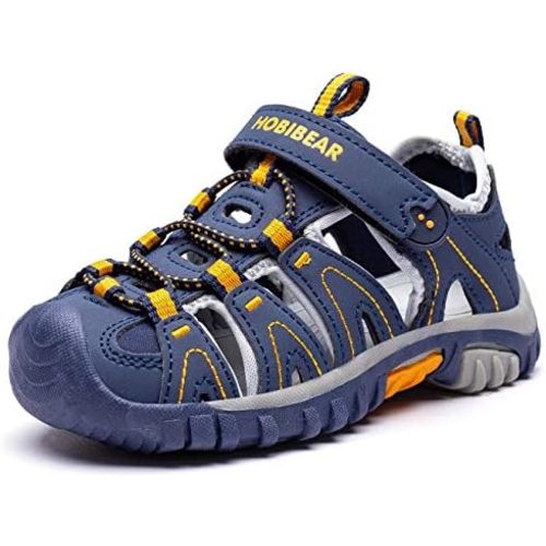 HOBIBEAR Sport Water Sandals Closed-Toe Outdoor(Toddler/Little Kid/Big Kid)