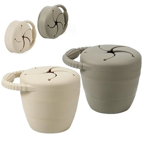 PandaEar Silicone Snack Containers