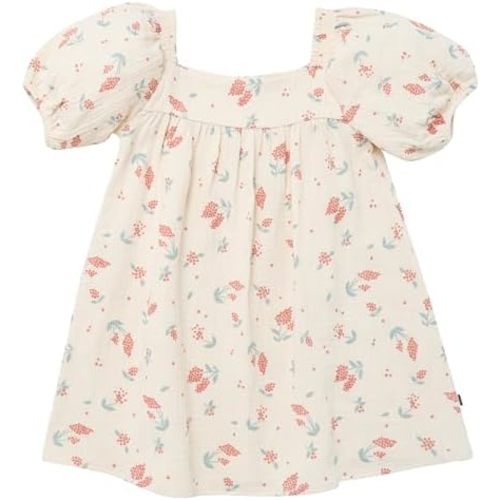 Modern Moments by Gerber Baby Girls' Dress with Puff Sleeves