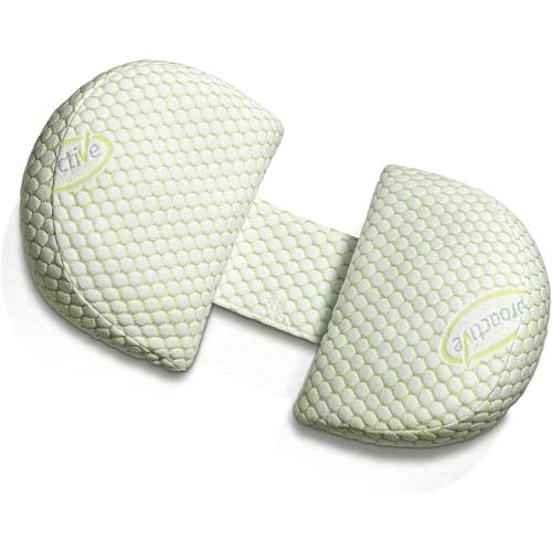 Pregnancy Pillow for Pregnant Women – Comfortable Maternity Pillow for Side Sleepers, Supports Back, Belly, HIPS, and Legs, with Removable & Adjustable Cover (Green, Plus)