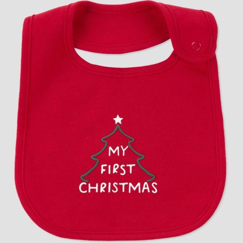 Carter's Just One You®️ Baby My First Christmas Bib - Red